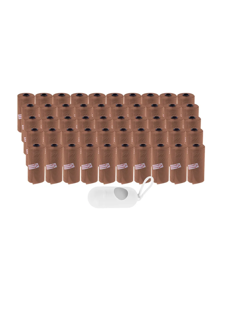 ستار بيبيز Star Babies Scented Bag-Pack of 50/750bags with Dispenser - Brown